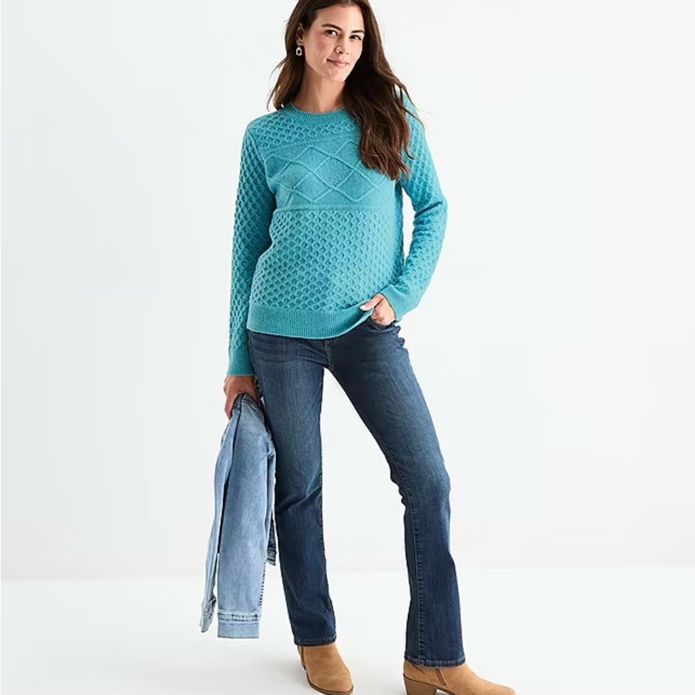 St John’s Bay Women's Blue Sweater